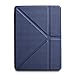 WALNEW New Origami Case Cover for Amazon Kindle Voyage (November 2014) - Full Device Protection with PU Leather and Smart Auto Sleep Wake Function（Darkblue-Origami Cover）