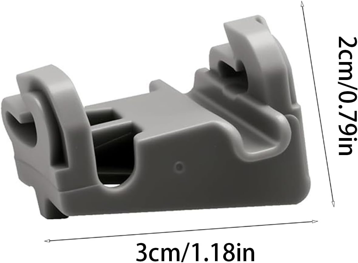 Dishwasher Lower Rack Fixing Clip Dishwashers Fastener Lower Racks Holder Replace MEG64438801 00611474 Dishwasher Stabilizer Clip