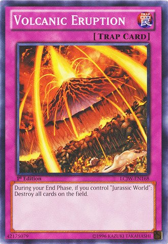Amazon.com: YU-GI-OH! - Volcanic Eruption (LCJW-EN168) - Legendary