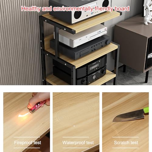 Support multimédia pour cinéma à la maison et meuble de rangement compact de bureau - 4
