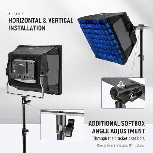 Image of NEEWER Upgraded Softbox Diffuser for NL660 RGB660 PRO II LED Light, NS4S