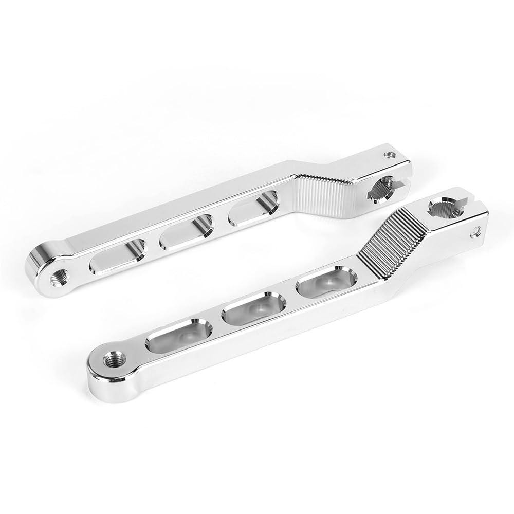 WANGHSDY CNC Aluminum Gear Shift Lever Fit for Harley Touring Softail King Trike(Chrome)