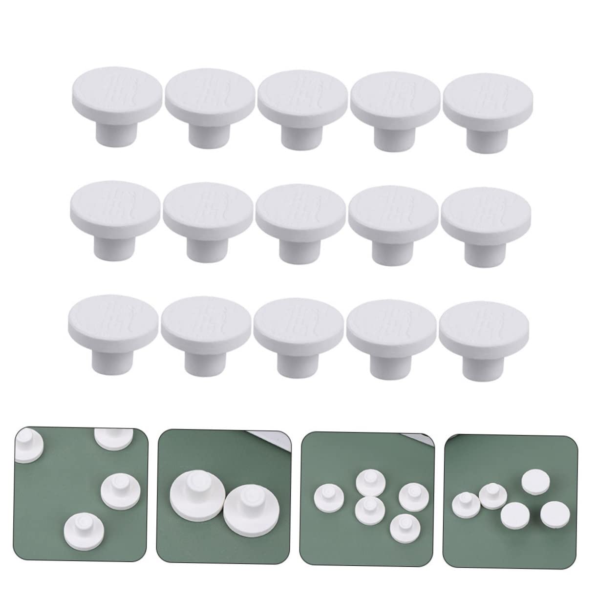POPETPOP 45stücke Korallen-Plugs Keramik Coralline Basen Für Aquarien Für Zucht Und Dekoration Von Lebenden Korallen Passend Für Kleine Ritzen Und Spalten