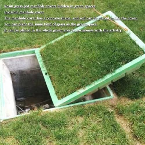 Couvercle de regard invisible pour caniveau et assainissement durable - 4