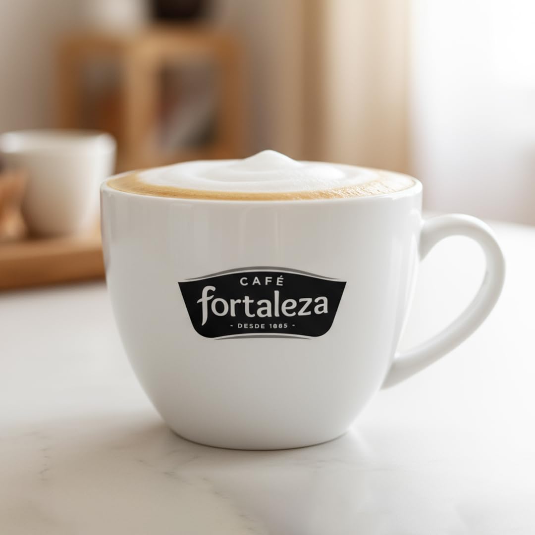 CAFÉ FORTALEZA Café Soluble 100% Arábica de Colombia Pack 100g x 6 (Total 600g) - Café Instantáneo Suave con Matices Florales y Herbales - Café Soluble de Tueste Natural para Despertar tu Día