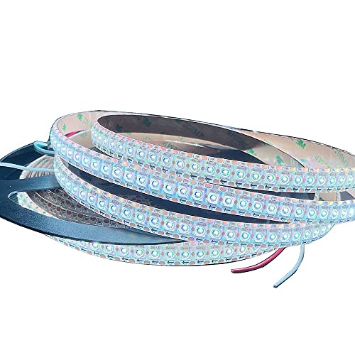 ws2812b Bande LED étanche PCB 5 V 144 LED IP65 1 m 5050 RGB SK6812 ws2812 bande adressable individuellement Cover