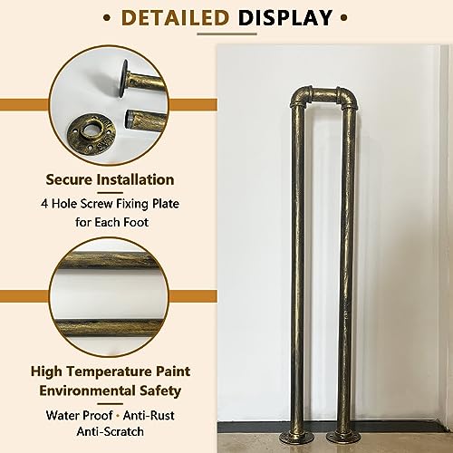 Kit d'escalier extérieur d'une solution élégante en fer forgé durable - 4