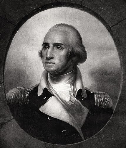 Art tableau George Washington de Rembrandt Peale haute définition sur toile 60x90