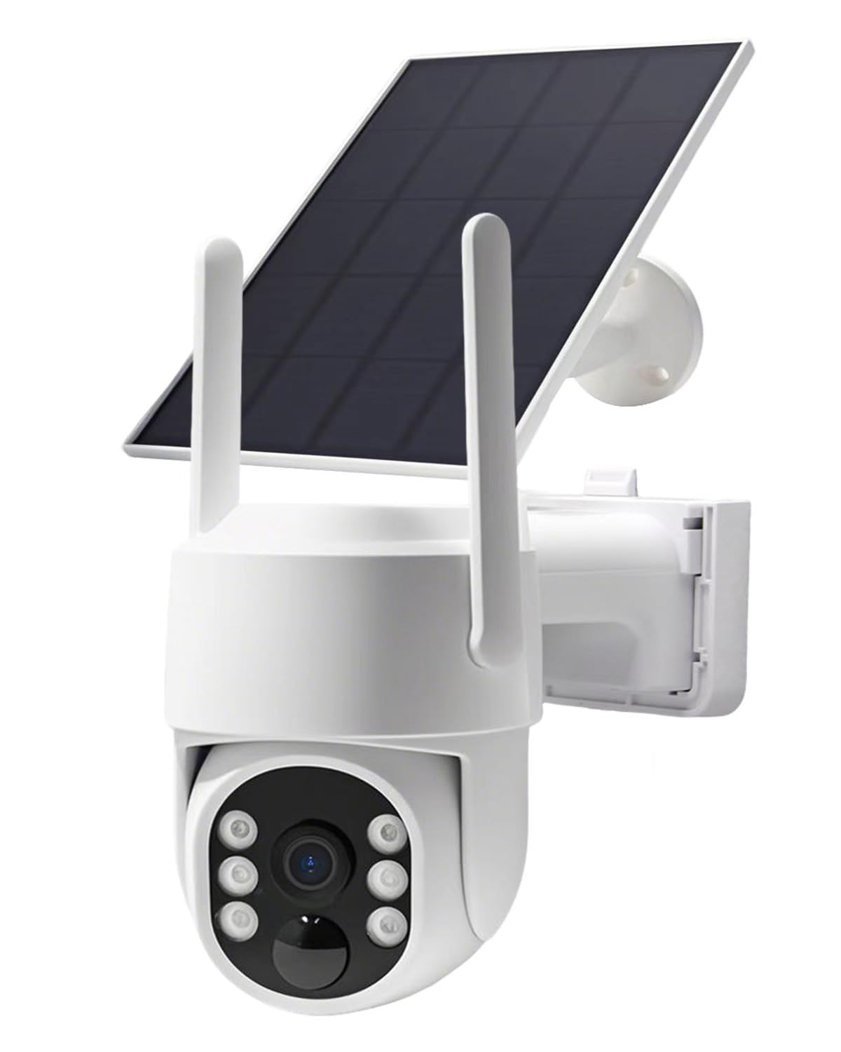 GUDFIDELIO Solar Camera Outdoor Wireless, 4MP HD View, 7.5W High Solar Power Supply, High Capacity Built-in Battery, 360° Pan Tilt, PIR Sensor, Smart Color Night Vision, WiFi Wireless Connection-image-7