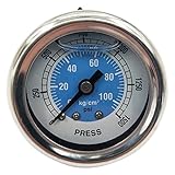 Dracary Nitrous Pressure Gauge Work for NOS OR NX (Blue)
