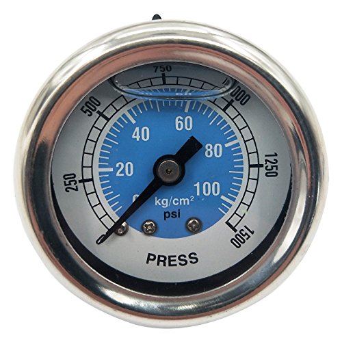 Dracary Nitrous Pressure Gauge Work for NOS OR NX (Blue)