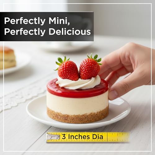 Wrenbury Pro Mini Cheesecake Pan - Nonstick Carbon Steel, Removable Bottom, 12 Cup, 3-Inch, Easy Clean, PFOA-Free by Wrenbury - Image 3