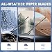 Forccord 3-Pack Windshield Wiper Blades Fit for VW Volkswagen Golf 2015-2021, GTI 2015-2021, e-Golf 2015-2020 Original Equipment Windshield Wipers 26