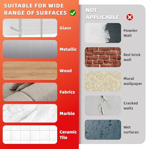 Image of Hook and Loop Tape (1inx4in), Heavy Duty Adhesion Strip, Slef Adhesive Interlocking Tape, Back Adhesive Mounting Strips, Reclosable Sticky Back Interlocking Nylon Picture Hanging Strips