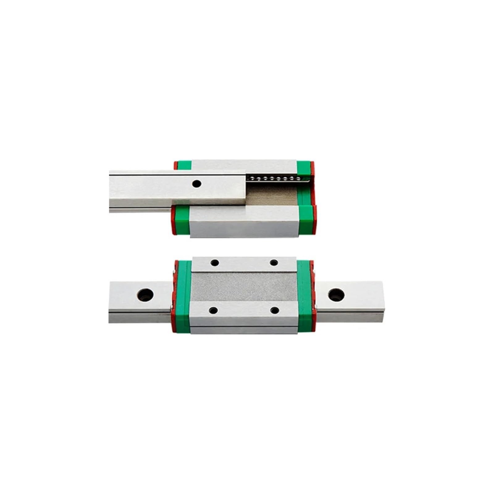 Glissières de guidage de mouvement linéaire en mét Glissière linéaire miniature MGN12 100 mm-850 mm 2 pièces Guide linéaire MGN12 + 2 pièces Bloc MGN12H(500mm)