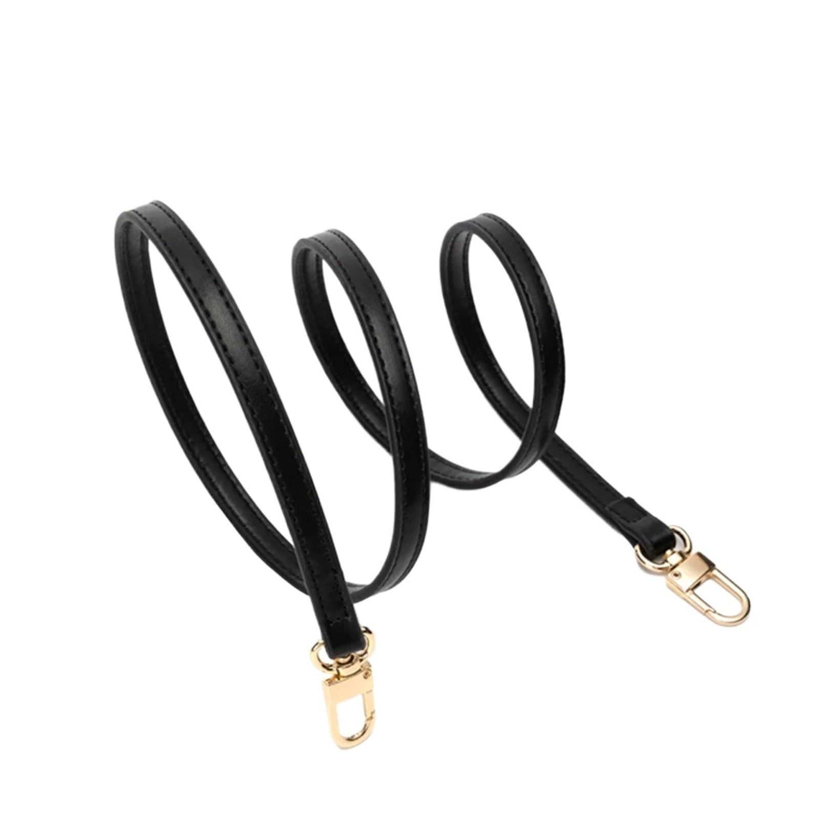 YUSUZH 2pcs Bag Chain Women Strap Handbag Handle Shoulder Crossbody Leather Replacement Accessories for Small Bag(Black,120cm)
