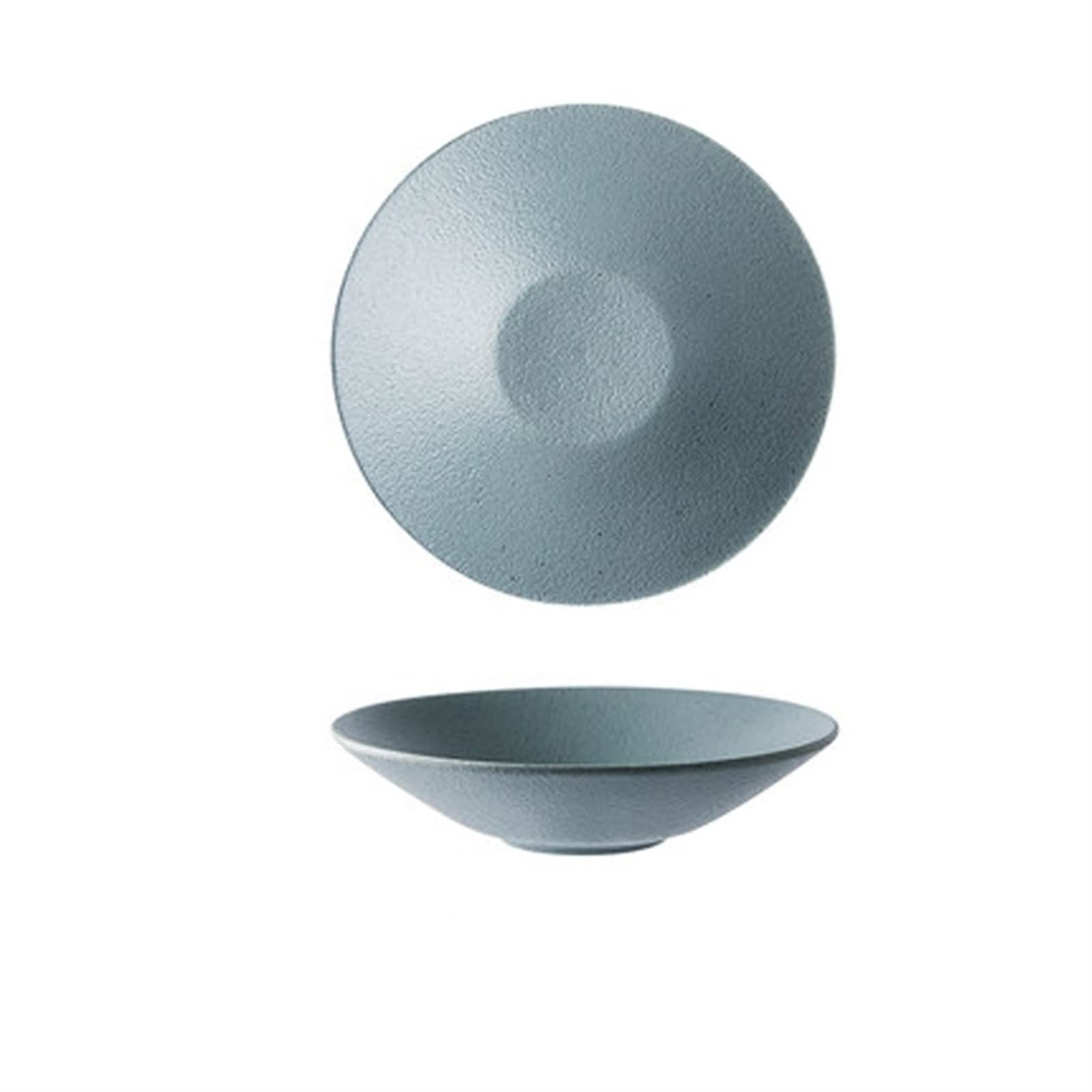 YESKIT Bowl, Porcelain Caimei creative ceramic bowl household large noodle bowl single salad bowl soup bowl ramen bowl vegetable bowl (Color : 2)