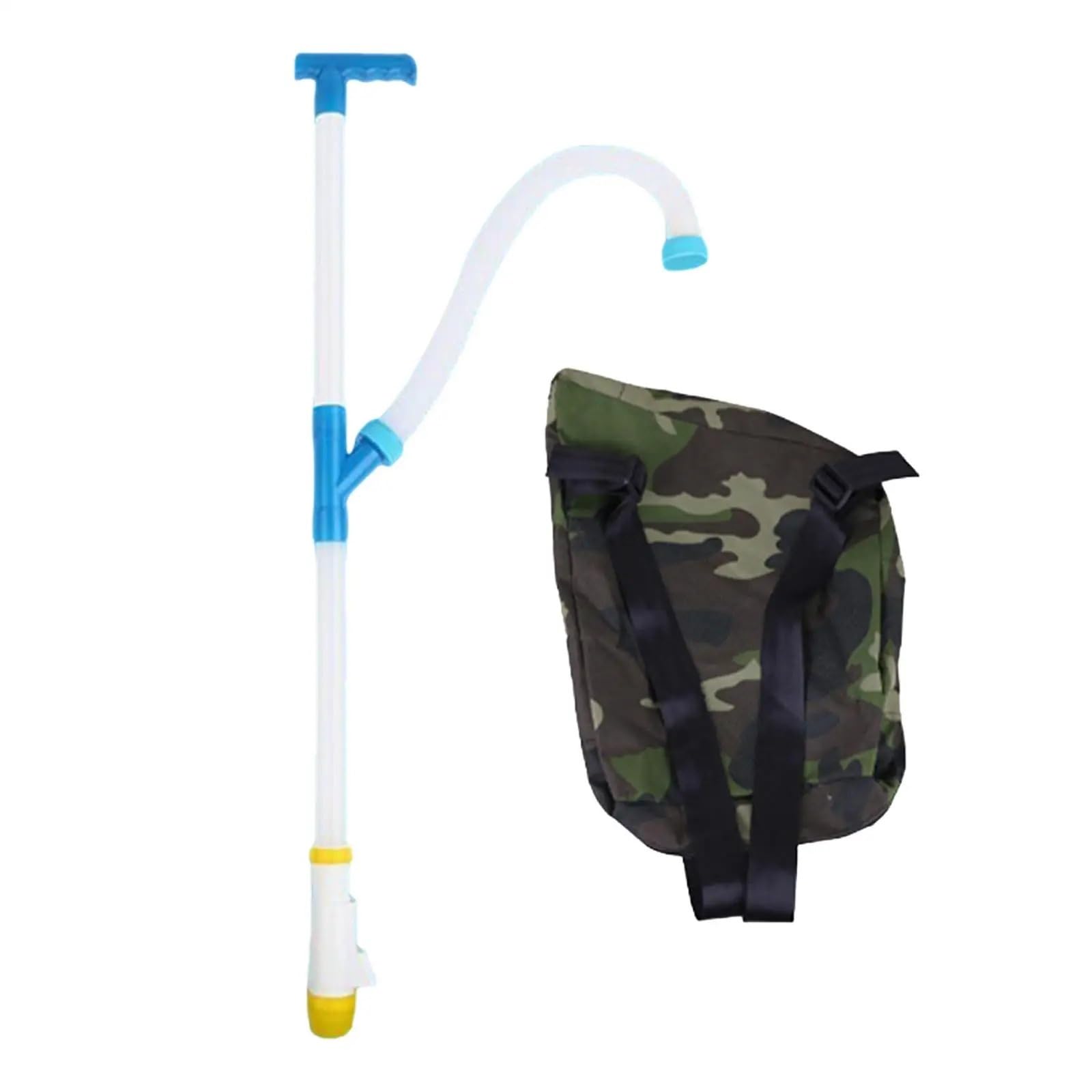 Semoir Épandeur d'engrais Outil de semis de Jardin Sac à Dos agricole Pulvérisateur d'engrais Manuel Durable et Efficace semoir Manuel(PVC)