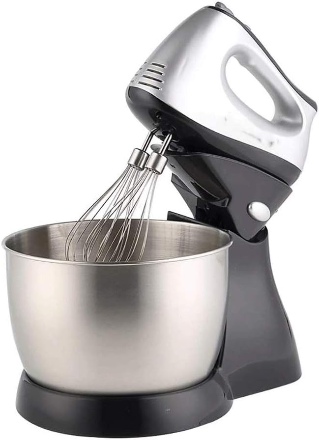 Mixer,Egg Beater - Electric Hand Mixer - Portable Egg Beater Small Whisk Cake Mixer, 5 Speed Control,Stainless Steel
