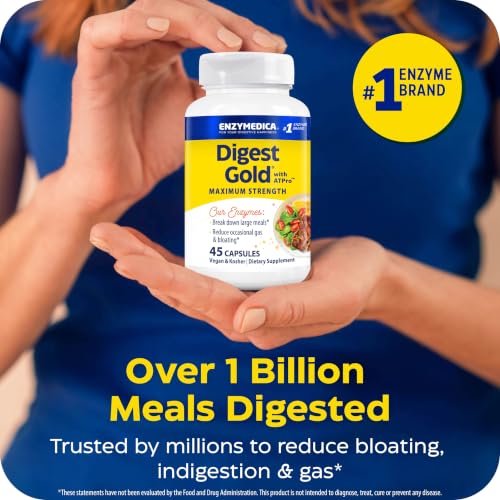 Image of Enzymedica Digest Gold, Maximum Strength, ATPro Energy Support - 45 Caps