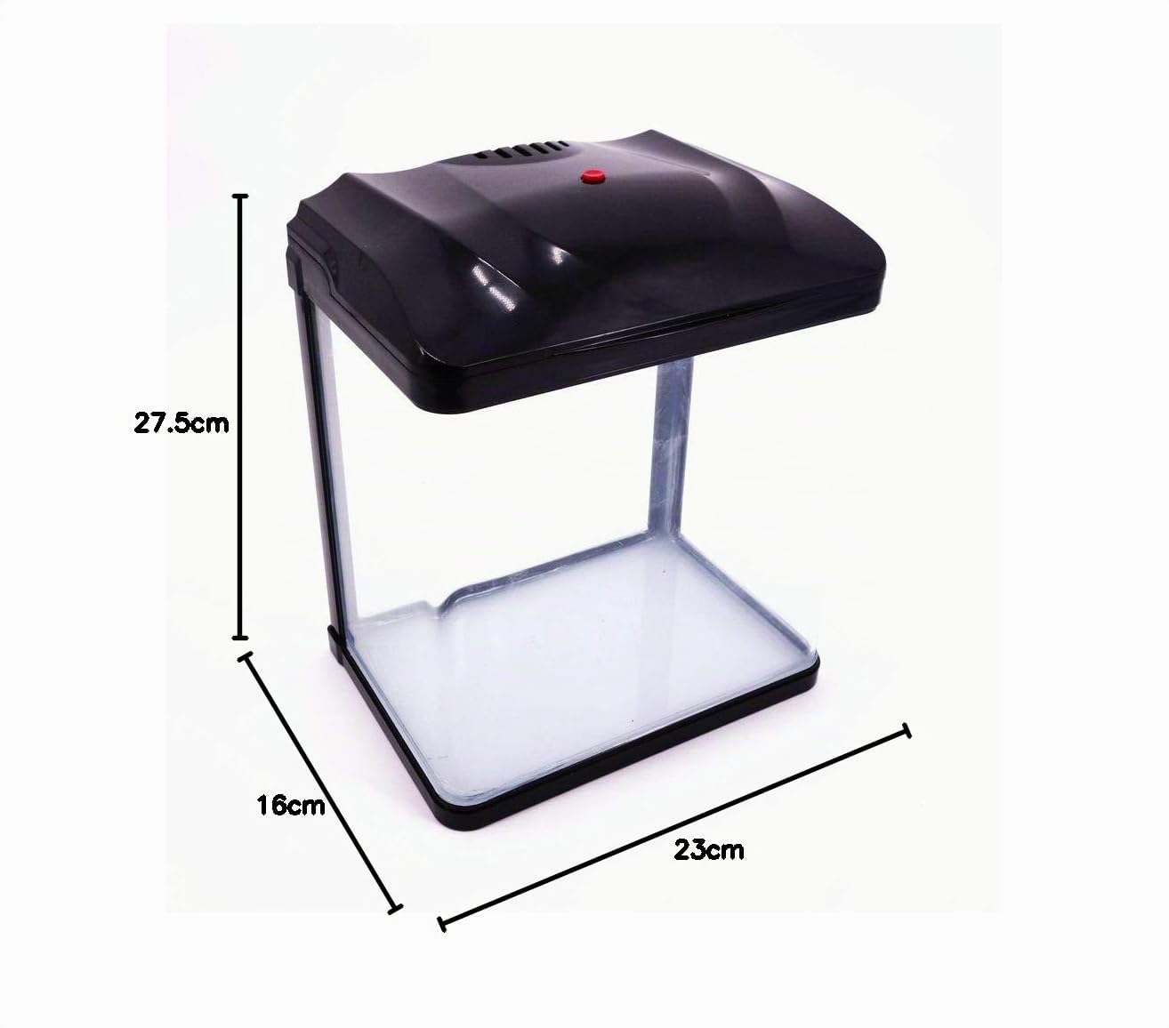 AquaOne Hr-230 schwarz inklusive Dekoration Nano Aquarium Komplettaquarium Filteranlage Nanoaquarium Set Filter Beleuchtung
