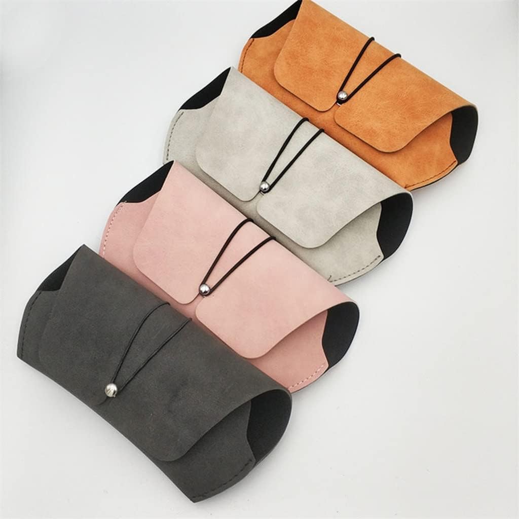 VLIZO バックル メガネ ケース パック ボックス レトロ ポータブル マット サングラス (カラー : D、サイズ : ユニバーサルサイズ)