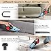 CFEN Handheld Vacuum Cleaner 2 HEPA Filters, 9000PA Power Car Vacuum Cleaner Cordless 75W 900ML Large Dust Bin Battrey Power Rechargeable Portable Vacuum Cleaning Kit (Black)