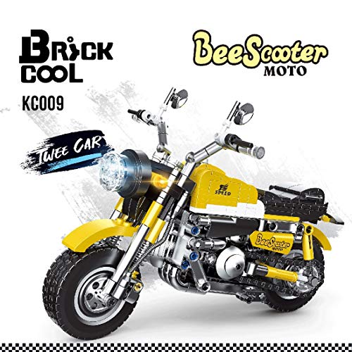 TRCS Technik Bausteine Motorrad Modell, Supermotorrad Konstruktionsspielzeug 558 Teile Klemmbausteine Kompatibel mit… – Bild 3