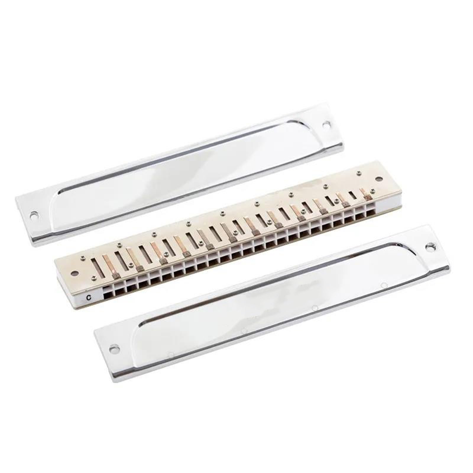 Chiave Armonica Tremolo A 24 Fori Di C. Organetto A Bocca Tremolo Professionale Per Professionisti Adulti(Fm)