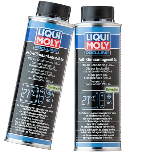 BandelOne enthält 2x 250ml Liqui Moly Pag Klimaanlagenöl 46 Kompressor-Öl Klima Öl R1234yf