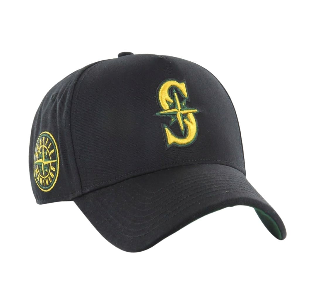 47 Sure Shot MVP DT Seattle Mariners Cap - Black BK93 - Black One Size, Black, One Size