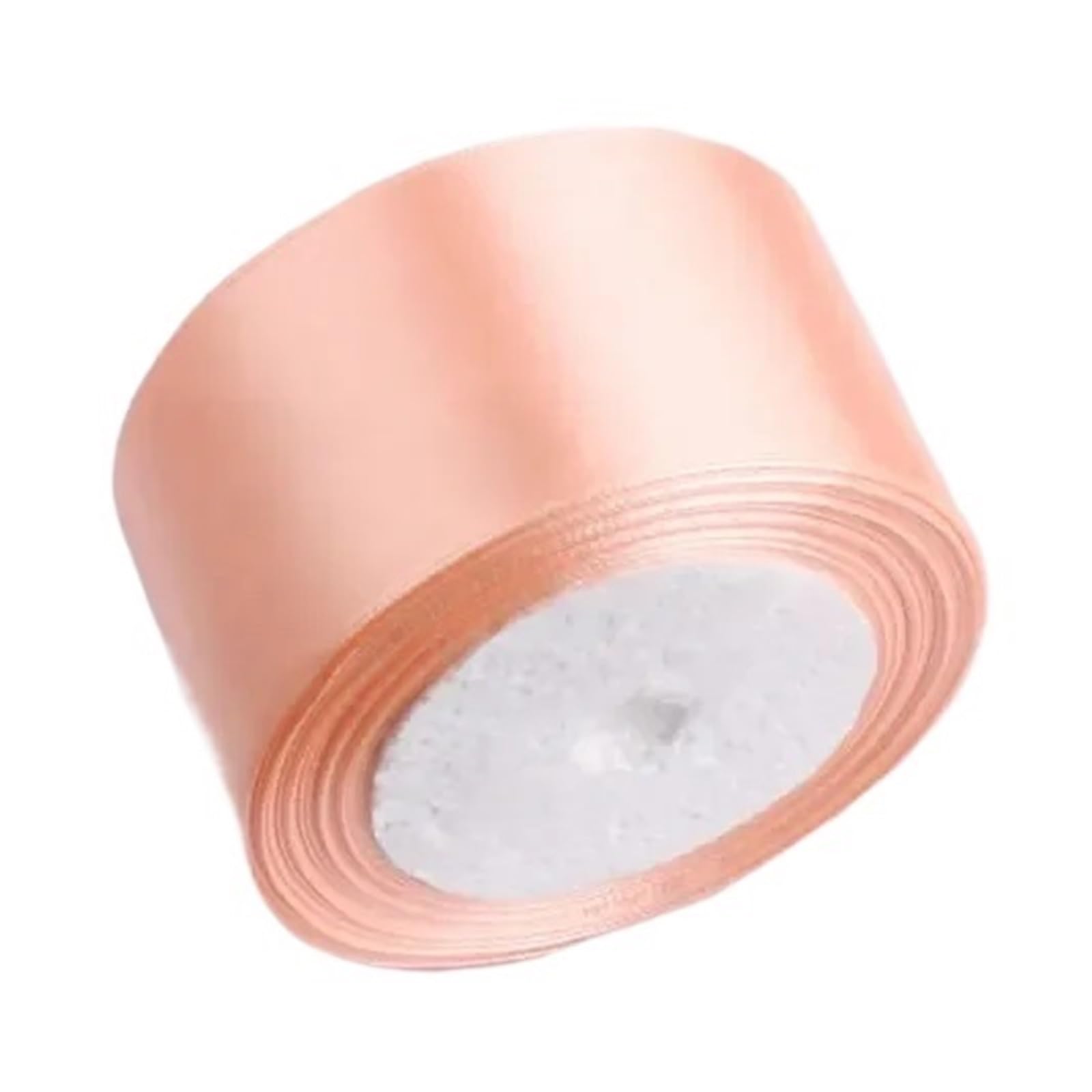 1 Pz 25 Metri/Rotolo Nastri Di Raso Seta for L'artigianato Arco FAI DA TE Fatti A Mano Confezione Regalo Festa Nozze Decorativo 50mm(Champagne)