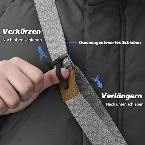 Sunya Kameragurt mit Schnellverschluss. Hergestellt aus fortschrittlichem Nylon, einhändige Einstellung, kompatibel mit allen Kameras, max. Belastung 90 kg