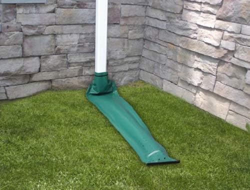 Frost King DE46 46 x 8.5 Green Automativ Roll Up Downspout Extender - Quantity 8
