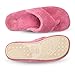 Acorn Women's Spa Thong Slippers with Cloud Contour Comfort - Arch Support and Plush Fluffy Terry Lining, Perfect for Beach, Camping, Poolside, or Bathroom Wear, Azalea, 9.5 - 10.5