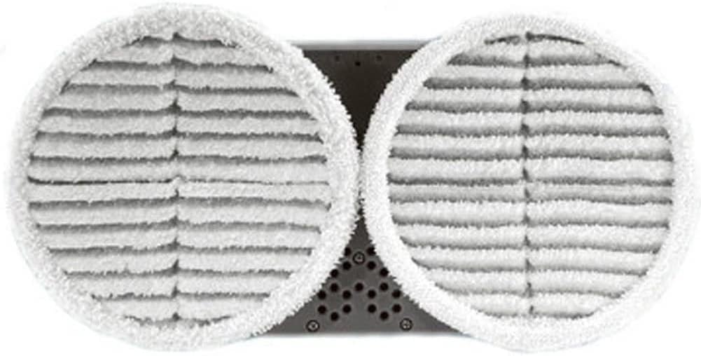 Merchandise Mecca Spinwave Replacement Pads - Compatible with Bissell Spinwave Mops 2124 2039 Series. Includes 2 Soft Pads and 2 Scrubby Pads