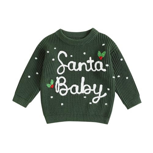 Image of Amnnchya Toddler Infant Newborn Baby Boy Girl Sweater Homemade Rolls Knit Crewneck Pullover Sweatshirt Thanksgiving Outfit