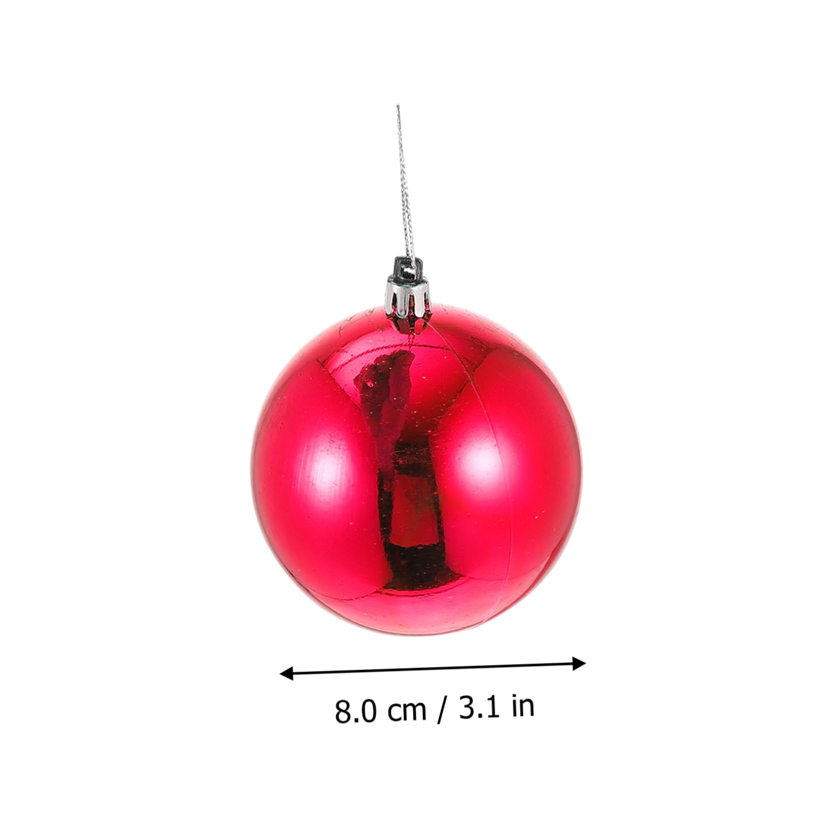 TOPBATHY 24stücke Weihnachtskugeln als Anhänger für Baum Dekorative Kugeldekoration für Party und Zuhause Hängekugeln aus Hochwertigen Materialien