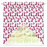 Pink Western Cowboys Swag Valances for Windows,...