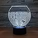 Produktbild 3D Aquarienform Nachtlicht Led Nachtlampe,16 Farben Berührungssteuerung Zuhause Dekor Tischleuchte Usb Tischlampe, Für Kinder Weihnachten Geburtstag Beste Geschenk Spielzeug