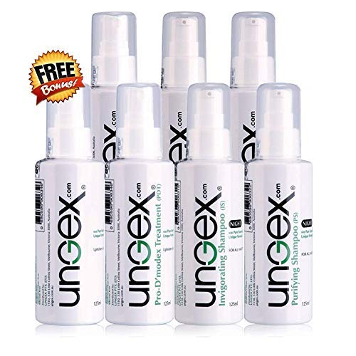 Demodex Treatment Bundle 2 | For Acne Rosacea, Itchy Scalp, Inflammation | 7 in 1 | Ungex