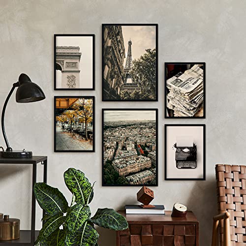 Nacnic, 6 sets of photographic Prints Paris Vintage, Modern wall art printing to hang in home, decorative Prints A3 and A4 - Image 4