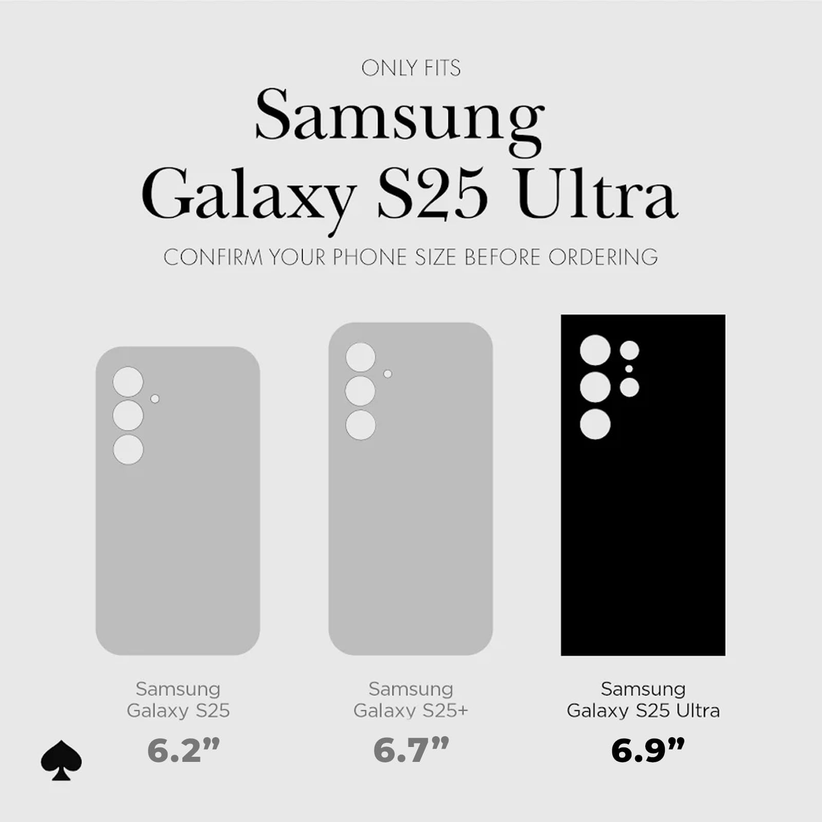 kate spade new york Etui na telefon Samsung Galaxy S25 Ultra - [ładowanie magnetyczne i bezprzewodowe] - designerskie etui na telefon - kwietnik niebieskie kamienie