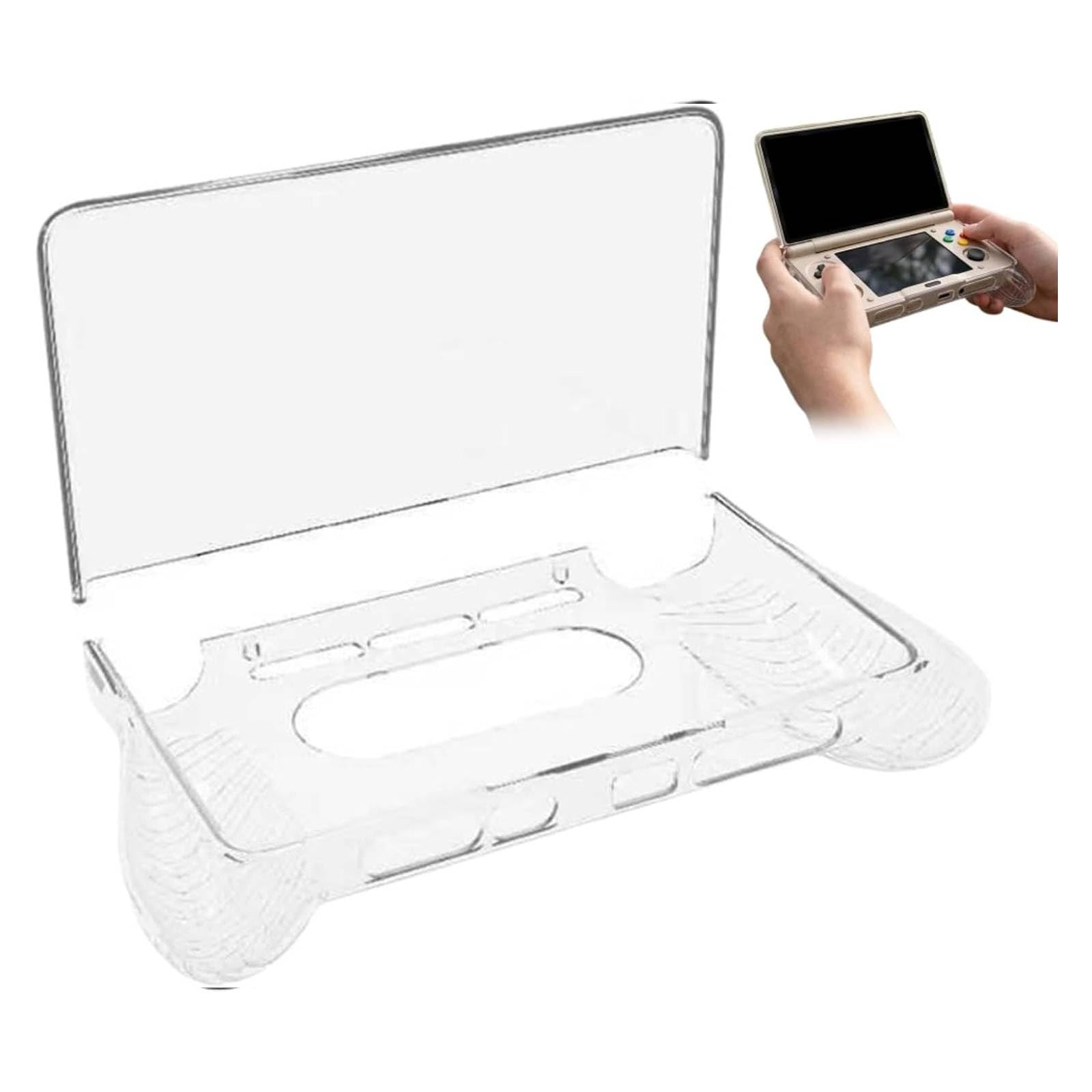 Transparent TPU Case for Ayn Thor Handheld, Shockproof Anti-Slip Protective Shell Cover, New Upgrade Full Protection Scratch-Proof Anti-Drop Hard Sleeve with Precise Cutouts (Transparent)
