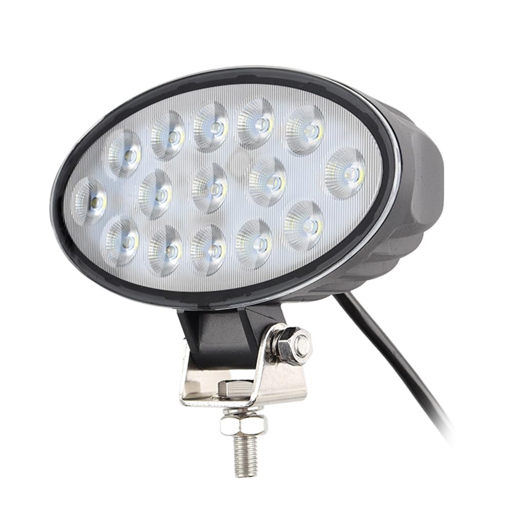 75W Faros Led Tractor Ovalados - 12V/ 24V - 5250 Lumnes Faros de Trabajo LED Para Camión Moto Barco SUV