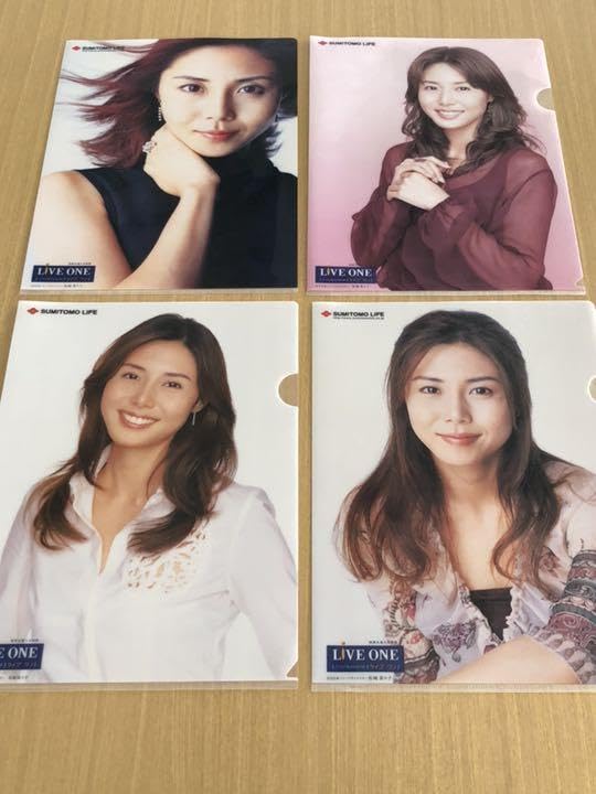 クリアファイル　松嶋菜々子　5枚セット Amazon.co.jp: 松嶋菜々子 クリアファイル 5枚セット : 文房具