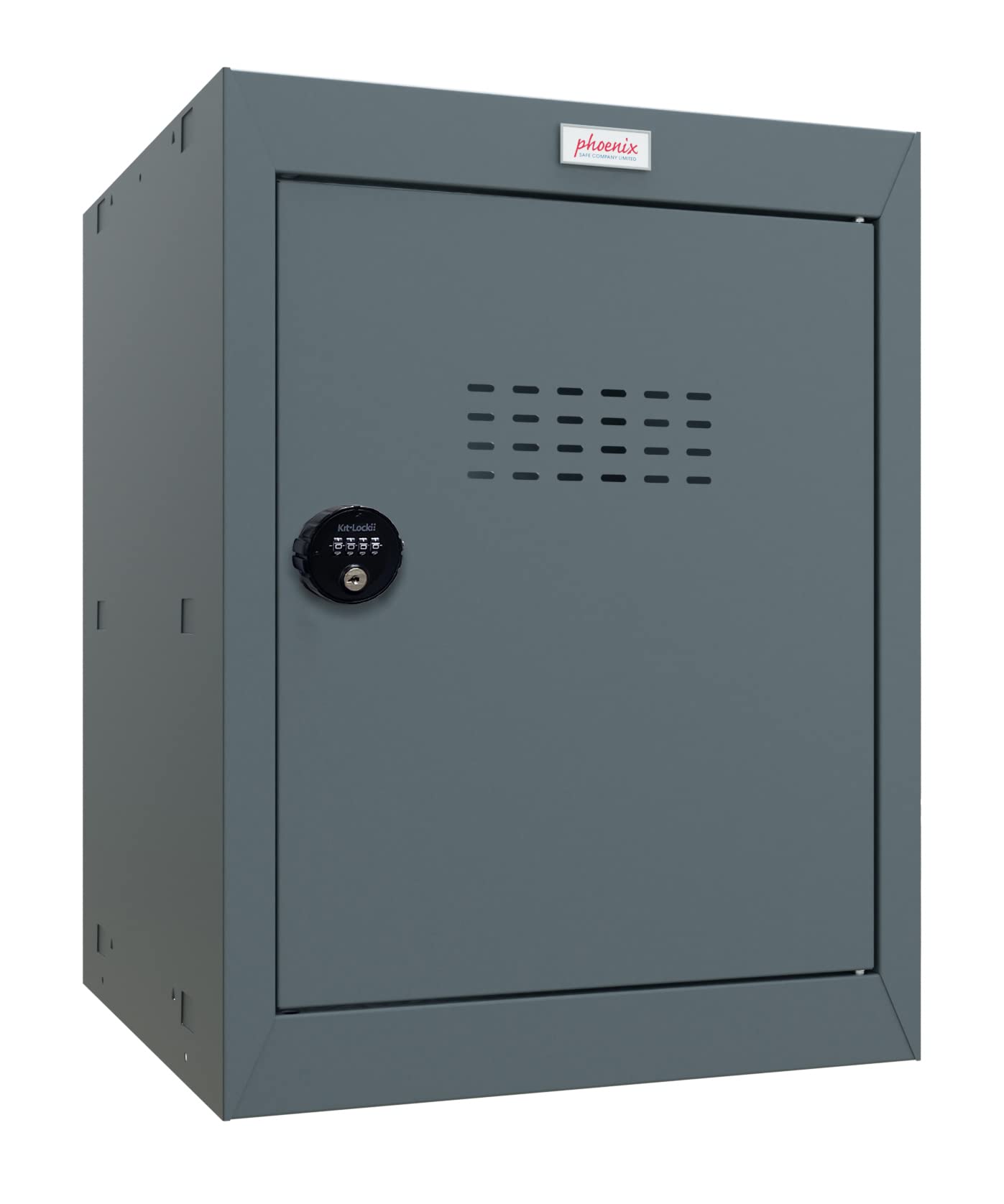 Phoenix Anthracite/Grey Safe Company - Cl Series - Cube Lockers - Size 2 Cube Locker With Combination Lock - 520 X 400 X 400Mm - Cl0544aac