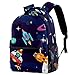 Zaino esterno astronave pianeta stelle zaino scuola zaino viaggio casual zaino per donne adolescenti ragazze ragazzi