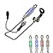 YolieraArt Iron Fishing Bite Alarm Swinger - LED Illuminated Indicator, Adjustable Clip, 2.5mm Plug for All Alarms, 4 Light Colors, Ideal for Fishing Enthusiasts (:Blue)