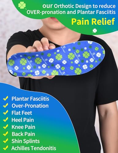 Trustfeet OVER-PRONATION INSOLES Over-Pronation Orthotic Insoles,Plantar Fasciitis Arch Support Inserts For Foot Pain Relief,Thin Shoe Insoles For Flat Feet,Women Men Everyday Use Insoles thumb #4